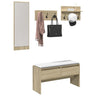 4 Piece Hallway Furniture Set Engineered Wood