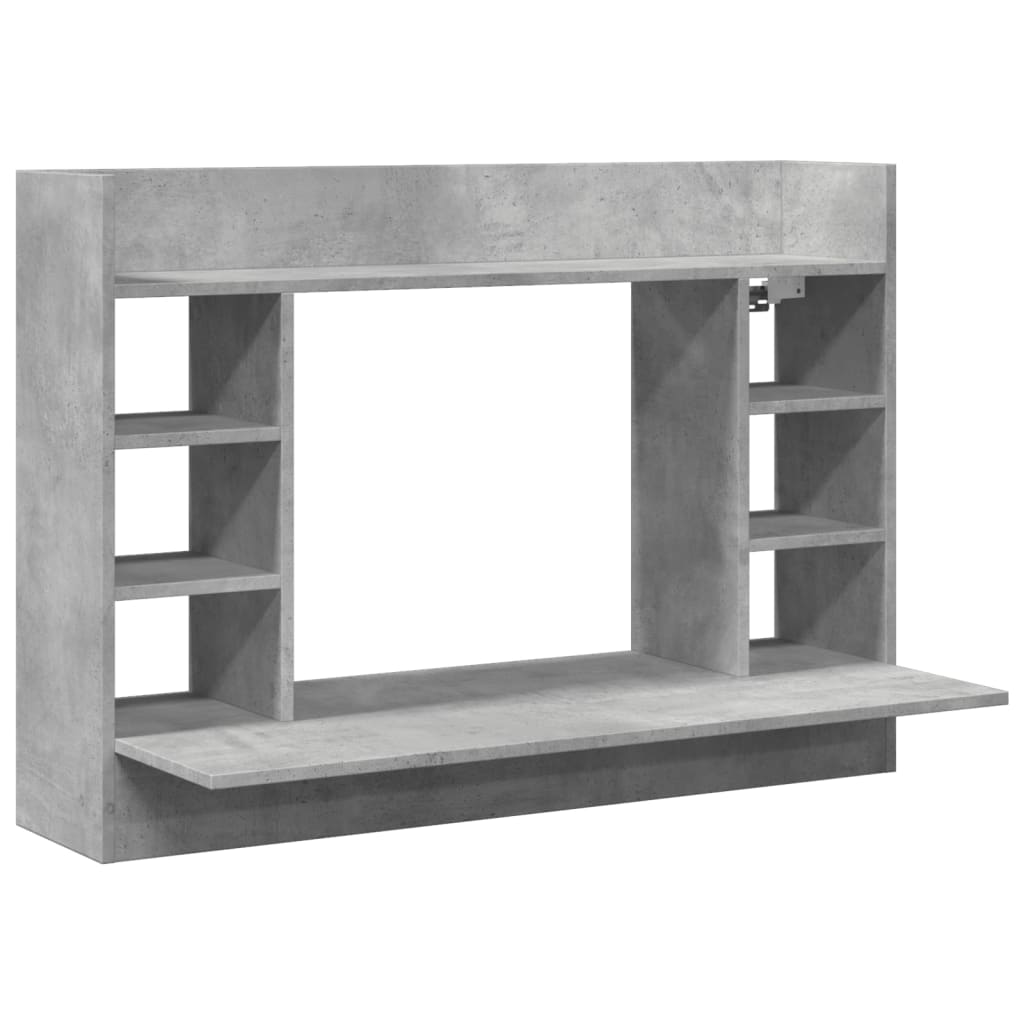 Wall-Mounted Desk 105X48X75 Cm Engineered Wood