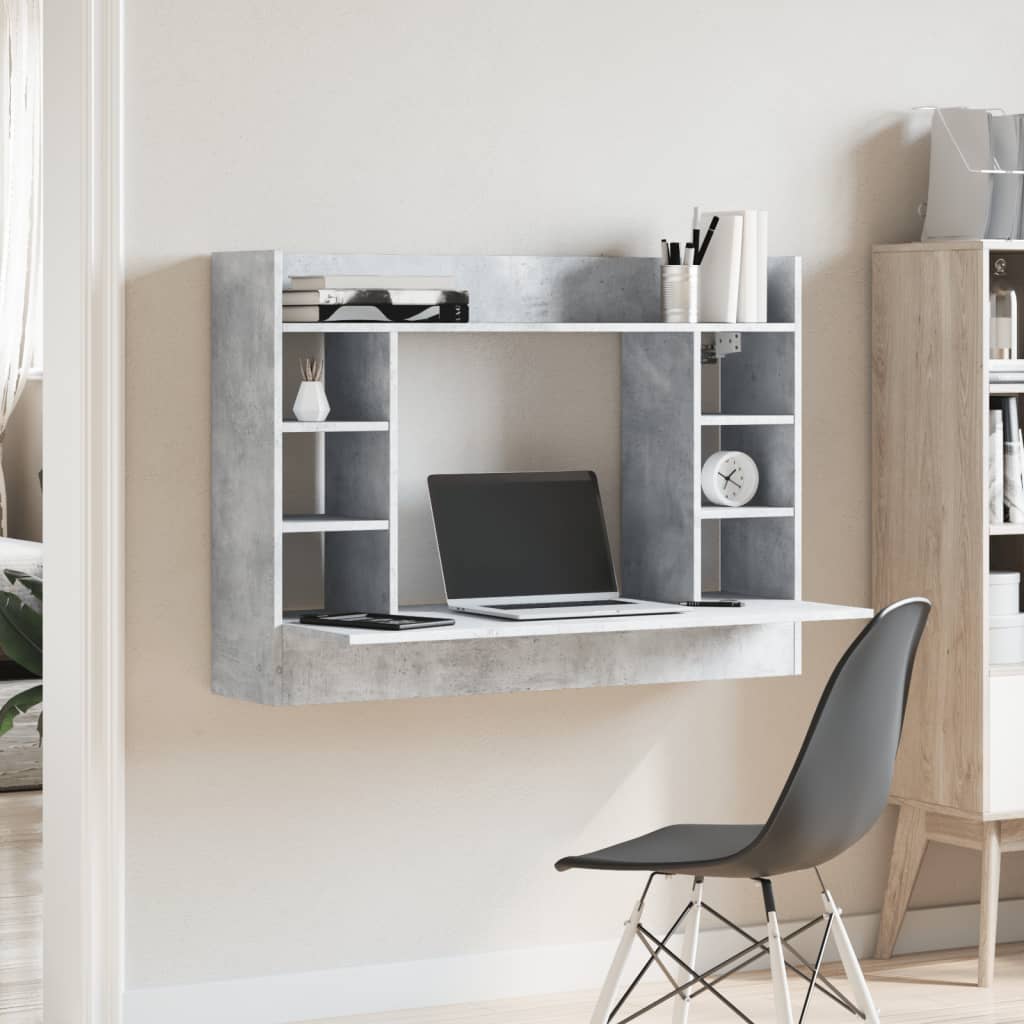 Wall-Mounted Desk 105X48X75 Cm Engineered Wood