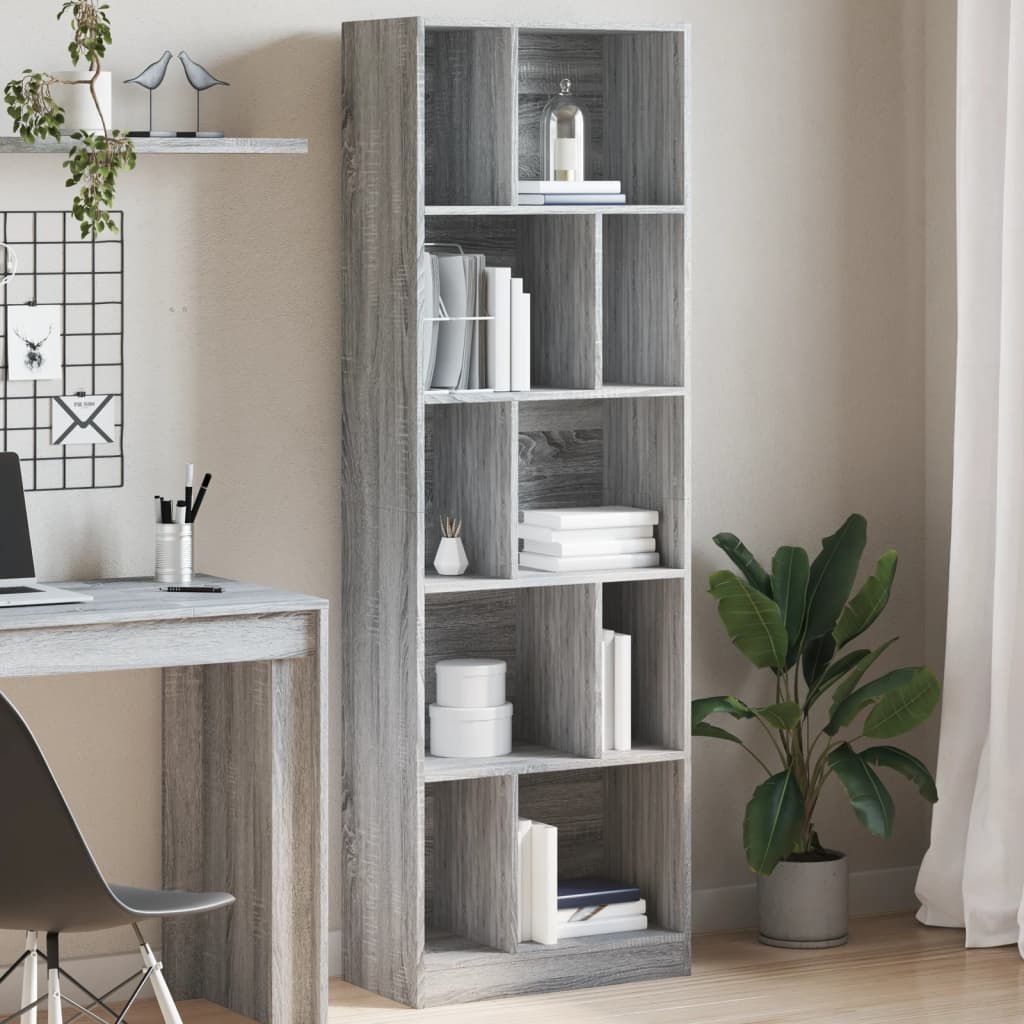 Bookcase 57X28.5X Engineered Wood