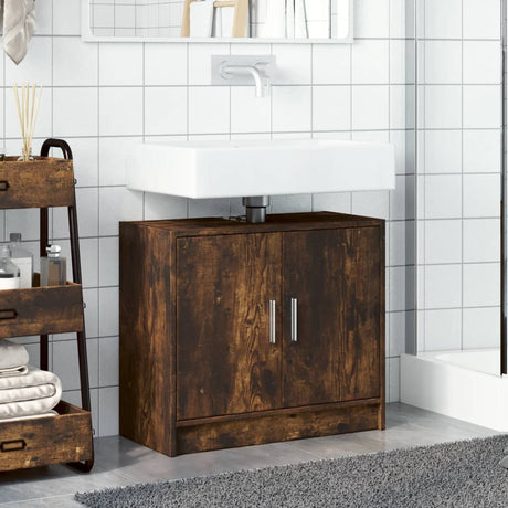 Sink Cabinet 63X29X55 Cm Engineered Wood