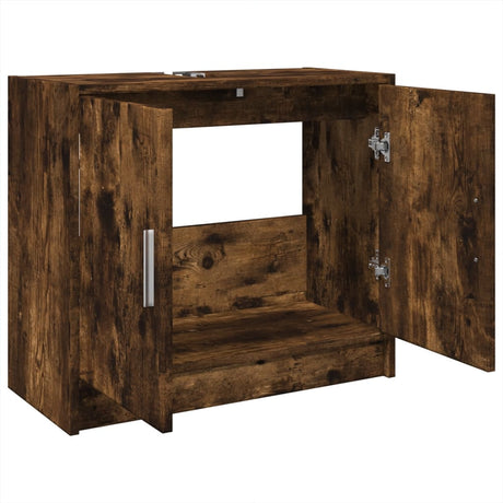 Sink Cabinet 63X29X55 Cm Engineered Wood