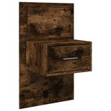 Wall-Mounted Bedside Cabinet With Led Lights