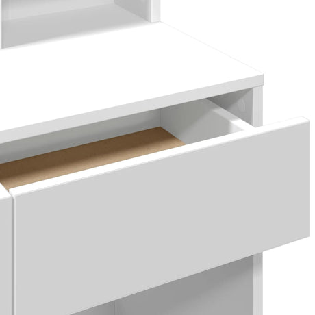 Dressing Table With Mirror 80X41X144.5 Cm