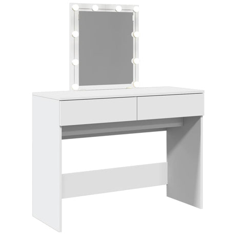 Dressing Table With Led 100X40X130 Cm