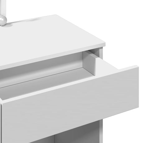 Dressing Table With Led 100X40X130 Cm