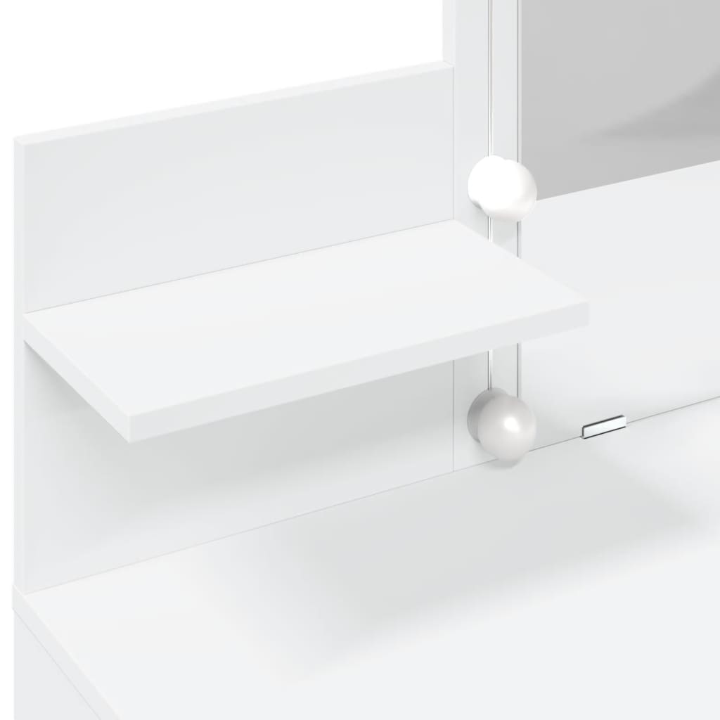 Dressing Table With Led 100X40X130 Cm