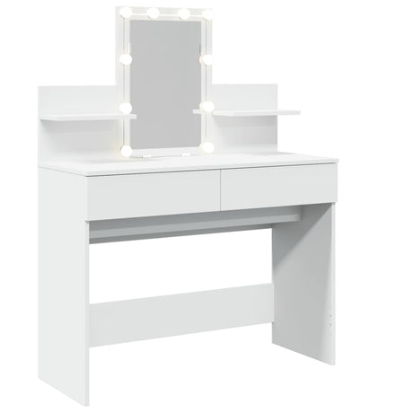 Dressing Table With Led 100X40X130 Cm