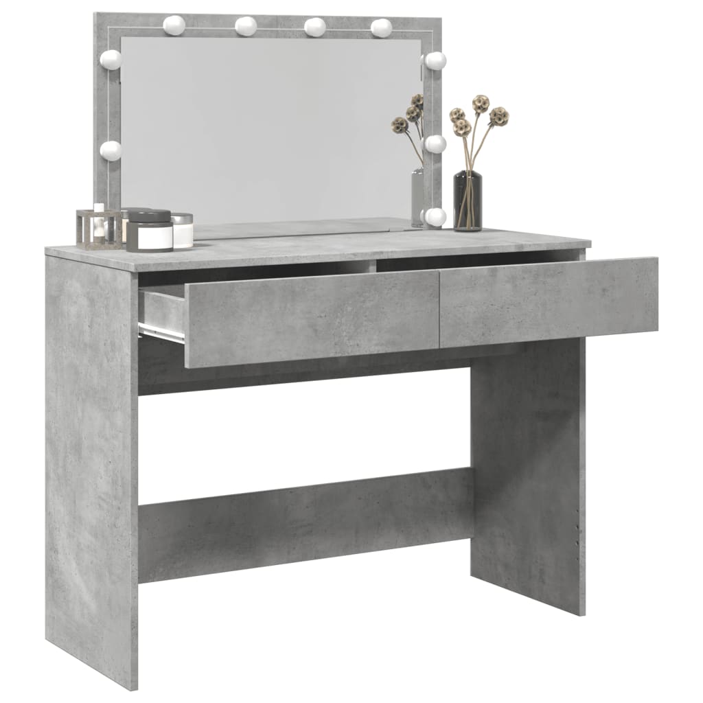 Dressing Table With Led 100X40X120 Cm