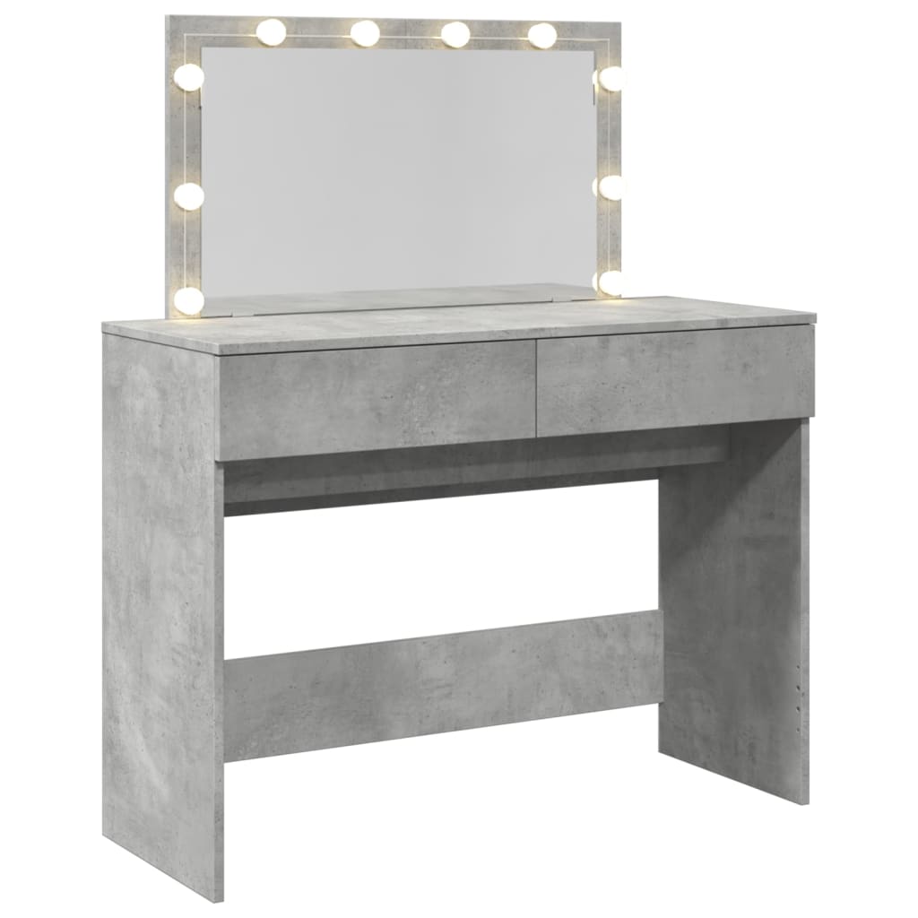 Dressing Table With Led 100X40X120 Cm