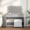 Dressing Table With Led 100X40X120 Cm