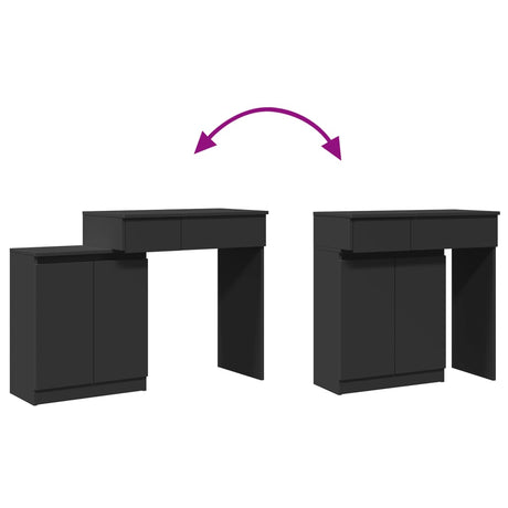 Dressing Table With Led 115X37X110.5 Cm