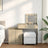 Dressing Table With Led 115X37X110.5 Cm