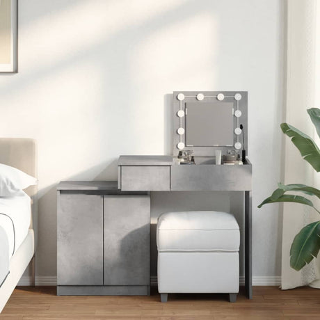 Dressing Table With Led 115X37X110.5 Cm