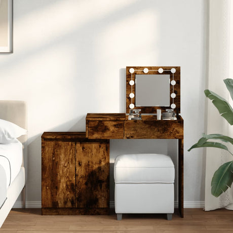 Dressing Table With Led 115X37X110.5 Cm