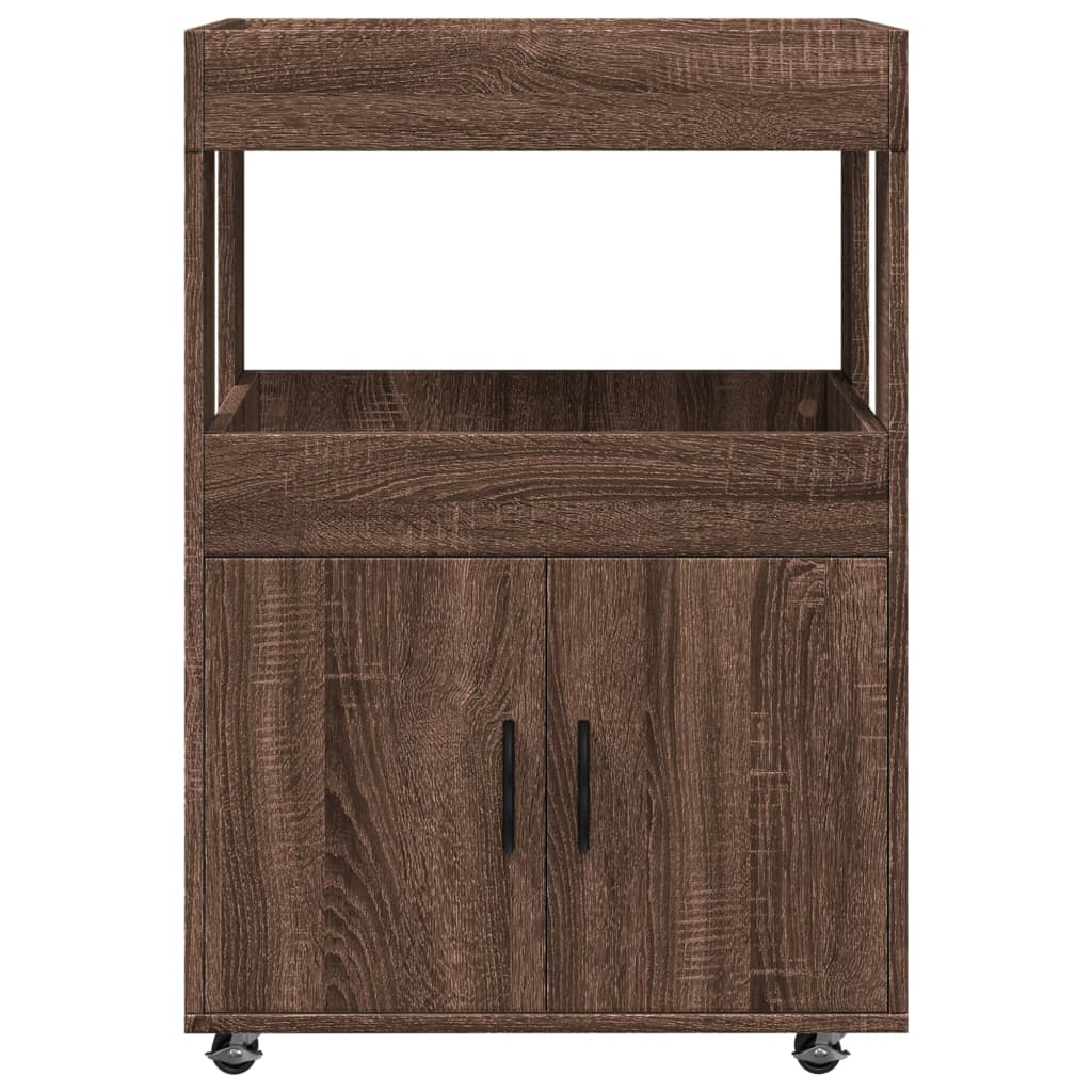 Bar Cart 60X39.5X89 Cm Engineered Wood
