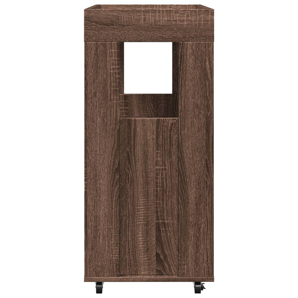 Bar Cart 60X39.5X89 Cm Engineered Wood
