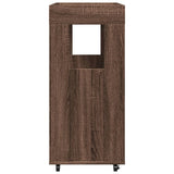 Bar Cart 60X39.5X89 Cm Engineered Wood