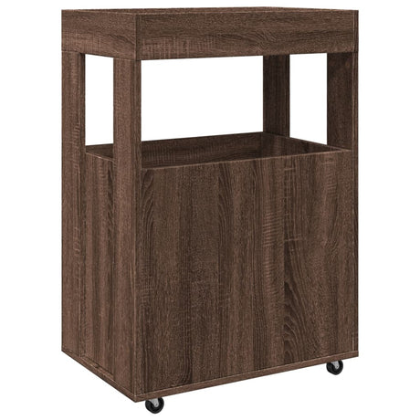Bar Cart 60X39.5X89 Cm Engineered Wood