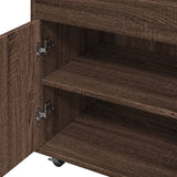 Bar Cart 60X39.5X89 Cm Engineered Wood
