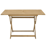 5 Piece Garden Dining Set Solid Wood Acacia