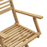 5 Piece Garden Dining Set Solid Wood Acacia