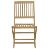 5 Piece Garden Dining Set Solid Wood Acacia