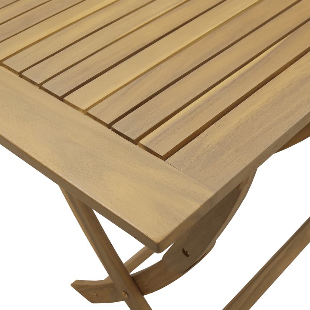 5 Piece Garden Dining Set Solid Wood Acacia