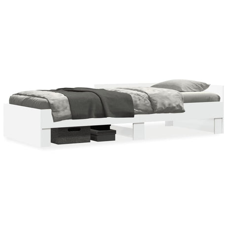 Bed Frame Without Mattress Single Engineered Wood