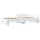 Bed Frame Without Mattress Single Engineered Wood