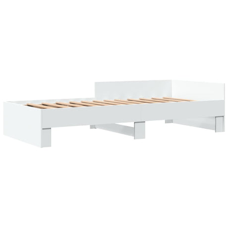 Bed Frame Without Mattress Single Engineered Wood