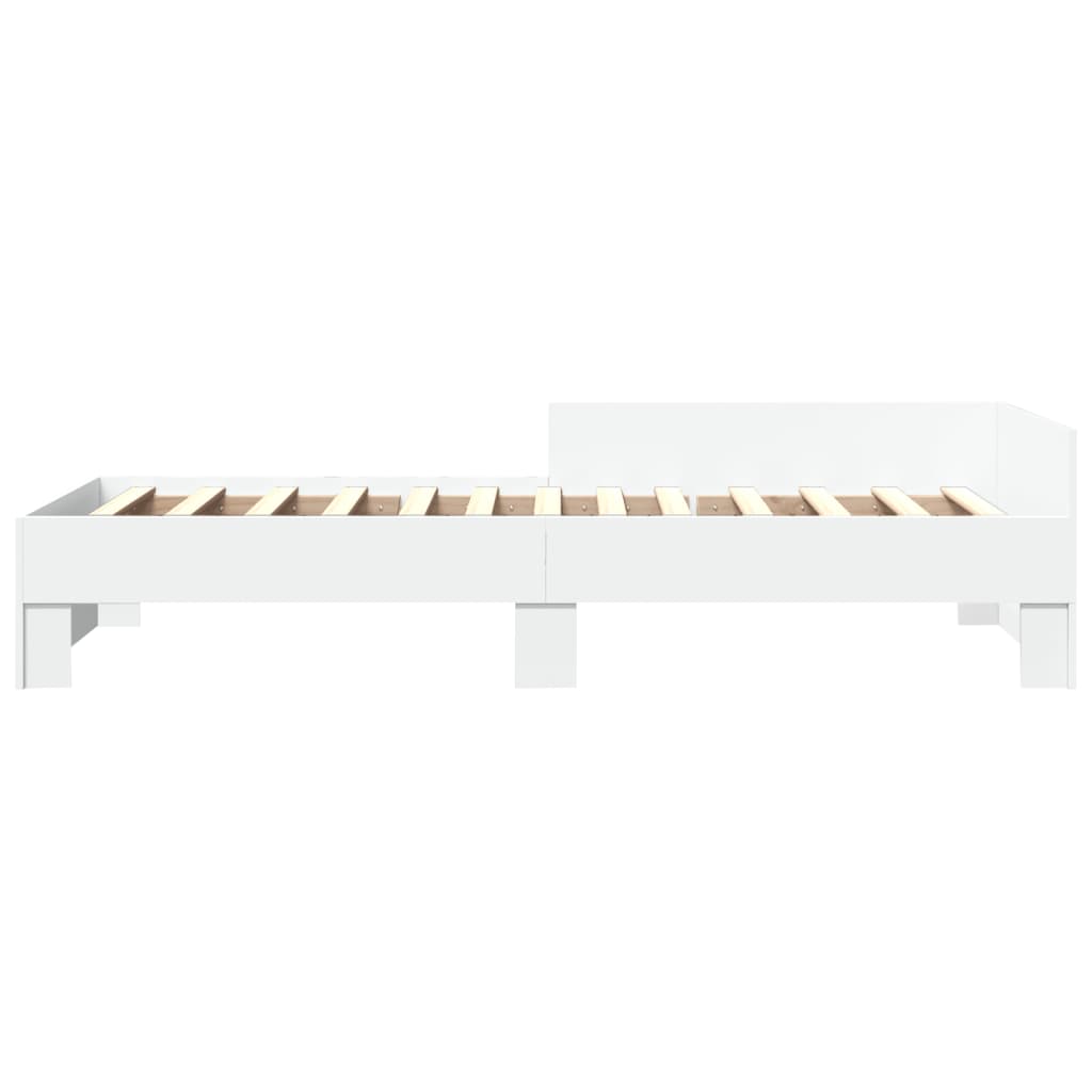 Bed Frame Without Mattress Single Engineered Wood