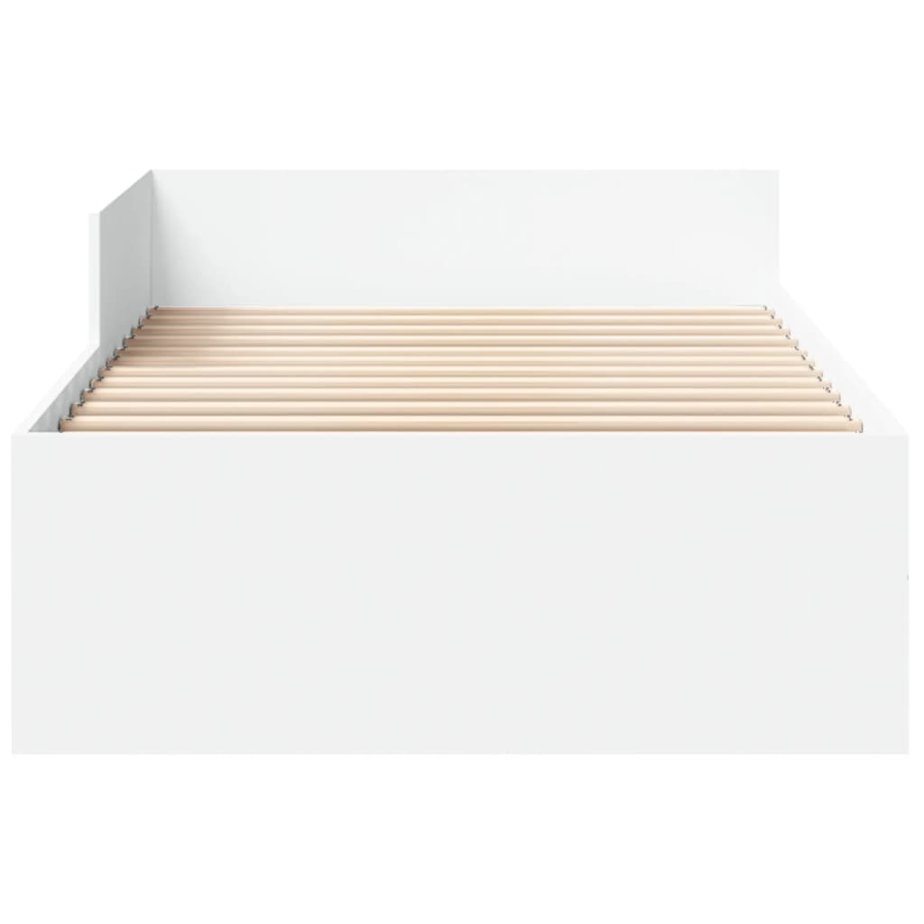 Bed Frame Without Mattress Single Engineered Wood