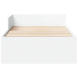 Bed Frame Without Mattress Single Engineered Wood