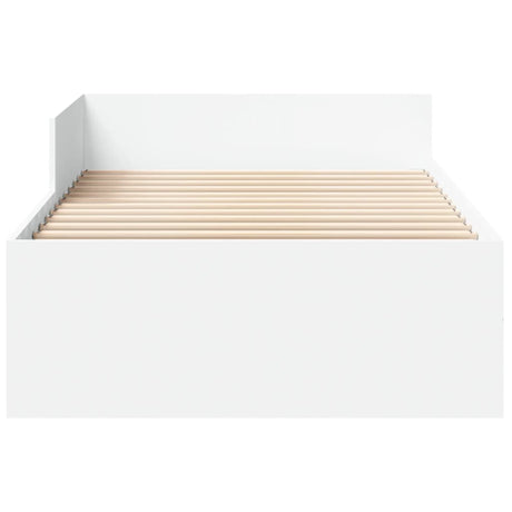 Bed Frame Without Mattress Single Engineered Wood