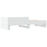 Bed Frame Without Mattress Single Engineered Wood