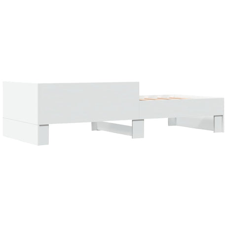 Bed Frame Without Mattress Single Engineered Wood