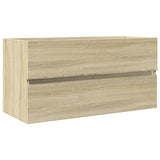 Sink Cabinet Sonoma Oak 90X38.5X45 Cm Engineered Wood