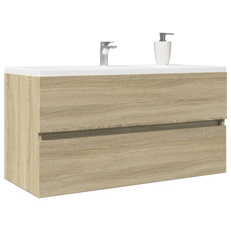 Sink Cabinet Sonoma Oak 90X38.5X45 Cm Engineered Wood