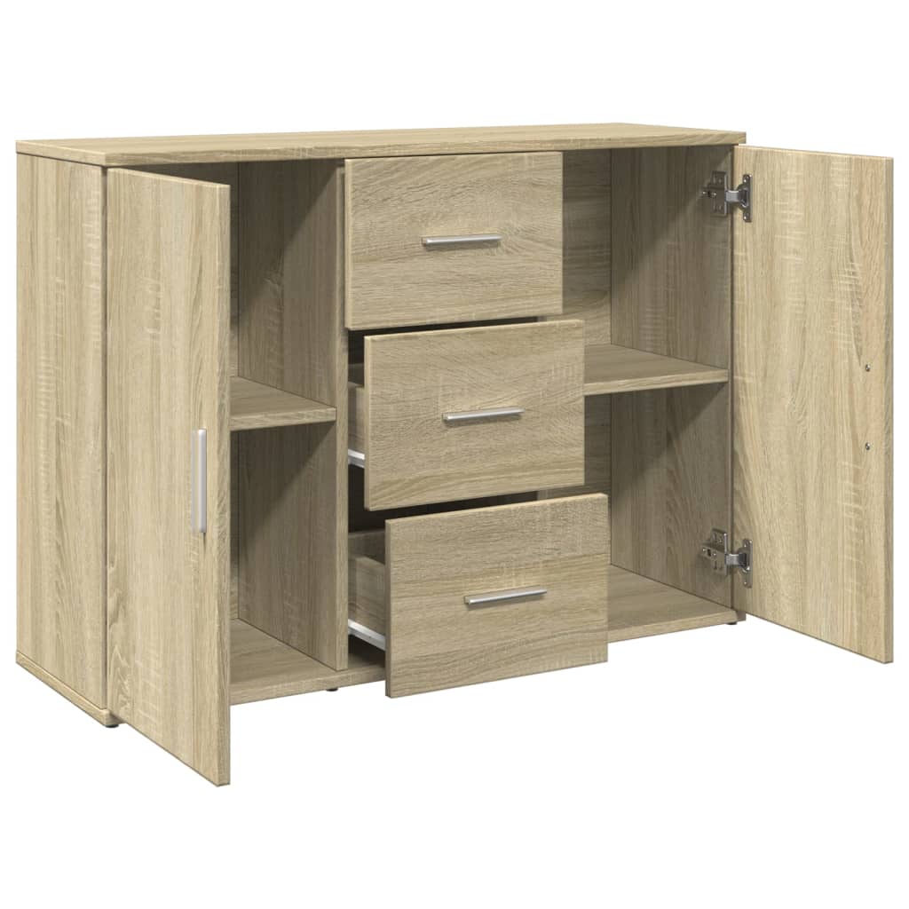 Sideboard Sonoma Oak 90.5X29.5X65 Cm Engineered Wood