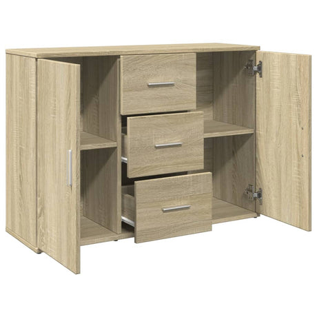 Sideboard Sonoma Oak 90.5X29.5X65 Cm Engineered Wood