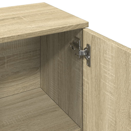 Sideboard Sonoma Oak 90.5X29.5X65 Cm Engineered Wood