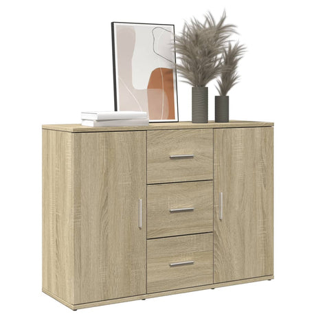 Sideboard Sonoma Oak 90.5X29.5X65 Cm Engineered Wood