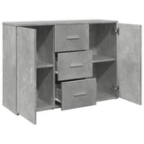 Sideboard Concerte Grey 90.5X29.5X65 Cm Engineered Wood