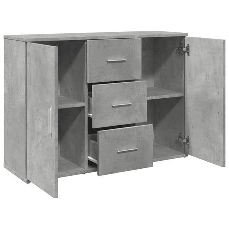 Sideboard Concerte Grey 90.5X29.5X65 Cm Engineered Wood