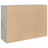 Sideboard Concerte Grey 90.5X29.5X65 Cm Engineered Wood