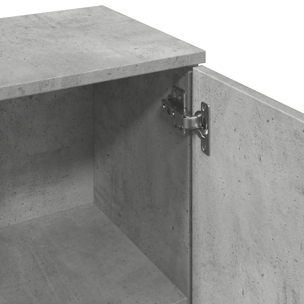 Sideboard Concerte Grey 90.5X29.5X65 Cm Engineered Wood
