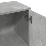 Sideboard Concerte Grey 90.5X29.5X65 Cm Engineered Wood