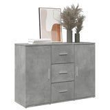 Sideboard Concerte Grey 90.5X29.5X65 Cm Engineered Wood