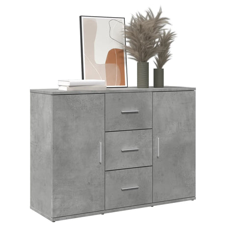 Sideboard Concerte Grey 90.5X29.5X65 Cm Engineered Wood